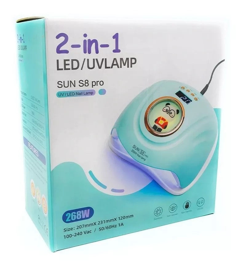 Lampara Led Para Secado De Uñas Todos Esmalte Gel Uv 268w