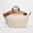 Bolso para Mujer con Asa de Bambú y Neceser