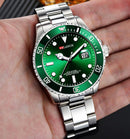 Reloj Moderno para Hombre de Acero