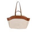 Bolso para Mujer con Asa de Bambú y Neceser