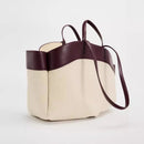 Bolso para Mujer con Asa de Bambú y Neceser